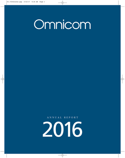 Vorschaubild Omnicom Group Jahresbericht 2016