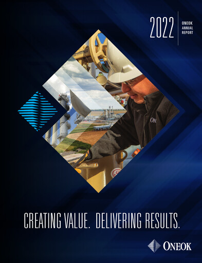 Thumbnail Oneok Annual Report 2022