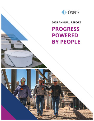 Thumbnail Oneok Annual Report 2025