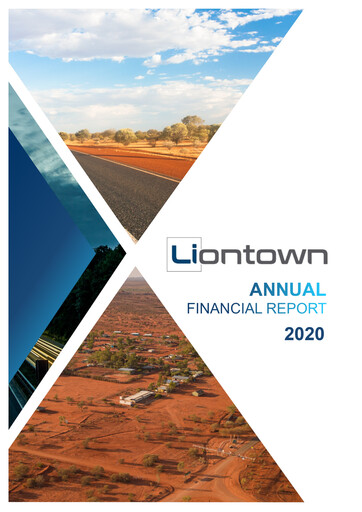 Thumbnail Liontown Resources
 Annual Report 2020