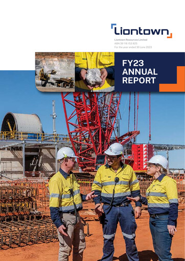 Thumbnail Liontown Resources
 Annual Report 2023