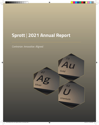 Thumbnail Sprott Inc Annual Report 2021