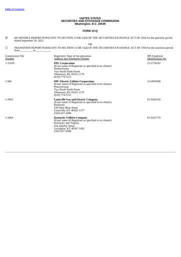Miniature PPL Rapport trimestriel 2023-q3