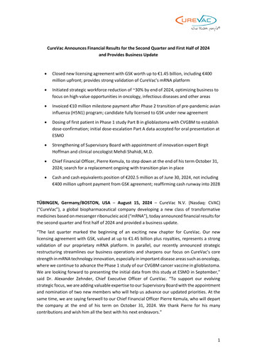 Vorschaubild Curevac Halbjahresbericht 2024-h1