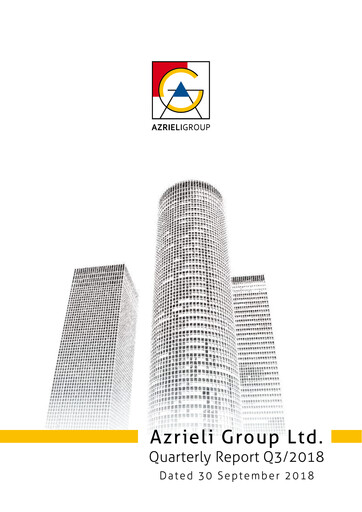 Thumbnail Azrieli Group
 Quarterly Report 2018-q3