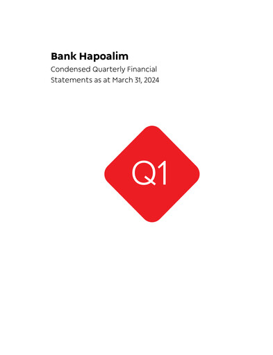Thumbnail Bank Hapoalim
 Quarterly Report 2024-q1