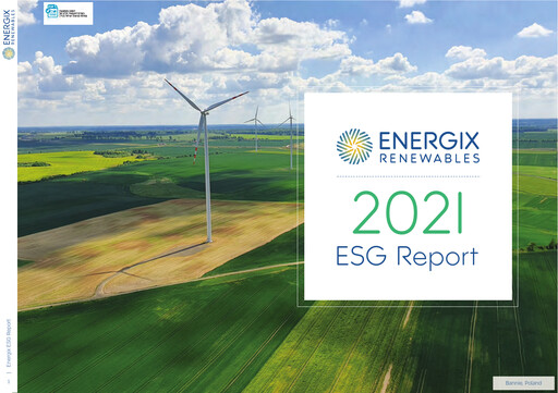 Thumbnail Energix Renewable Energies ESG Report 2021