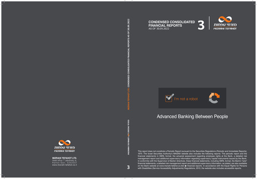 Miniature Mizrahi-Tefahot Rapport trimestriel 2022-q3