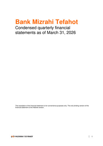 Thumbnail Mizrahi-Tefahot Quarterly Report 2026-q1