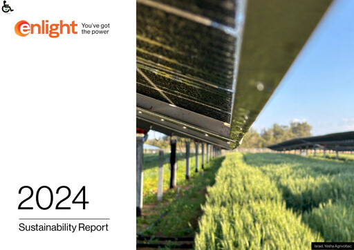 Thumbnail Enlight Renewable Energy ESG Report 2024