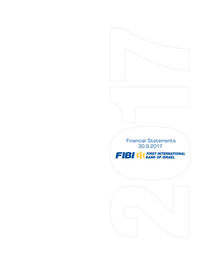 Thumbnail First International Bank of Israel Financial Statement 2017-9m