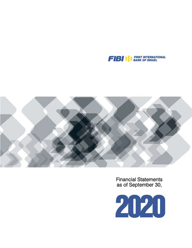 Thumbnail First International Bank of Israel Financial Statement 2020-9m