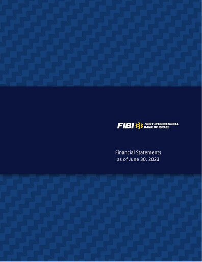Thumbnail First International Bank of Israel Financial Statement 2023-h1