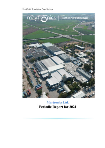 Thumbnail Maytronics Annual Report 2021
