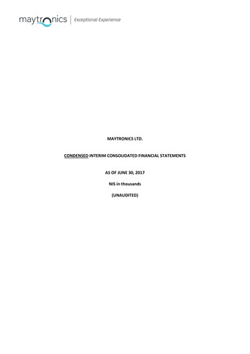 Thumbnail Maytronics Quarterly Report 2017-q2