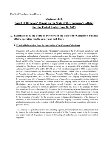 Thumbnail Maytronics Quarterly Report 2023-q2