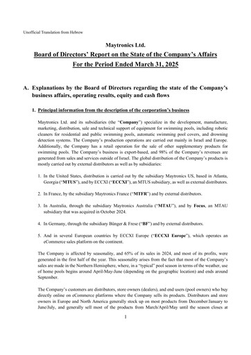 Thumbnail Maytronics Quarterly Report 2025-q1