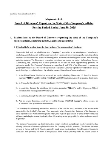 Thumbnail Maytronics Quarterly Report 2025-q2
