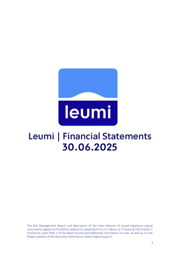 Thumbnail Bank Leumi
 Financial Statement 2025-h1