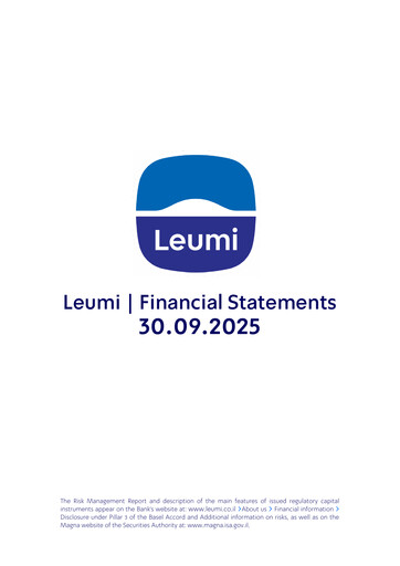 Thumbnail Bank Leumi
 Quarterly Report 2025-q3