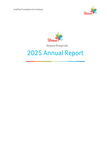 Thumbnail Strauss Group
 Annual Report 2025