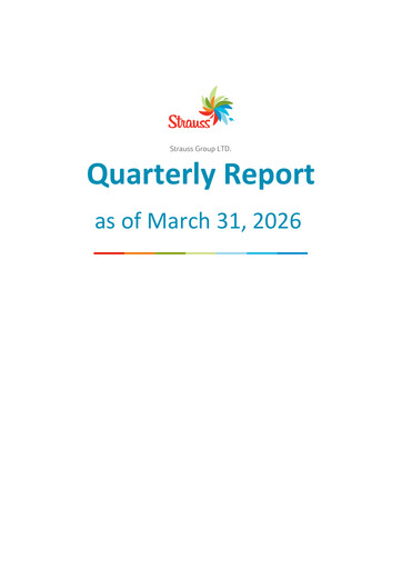 Thumbnail Strauss Group
 Quarterly Report 2026-q1