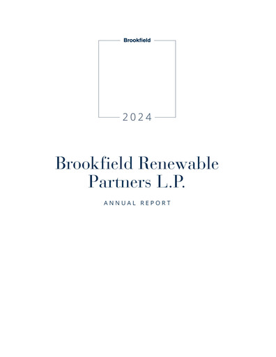 Thumbnail Brookfield Renewable Partners Annual Report 2024