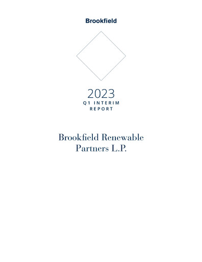 Thumbnail Brookfield Renewable Partners Quarterly Report 2023-q1