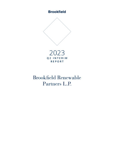 Thumbnail Brookfield Renewable Partners Quarterly Report 2023-q2