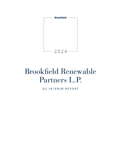 Thumbnail Brookfield Renewable Partners Quarterly Report 2024-q2