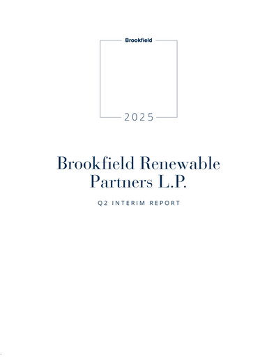 Thumbnail Brookfield Renewable Partners Quarterly Report 2025-q2
