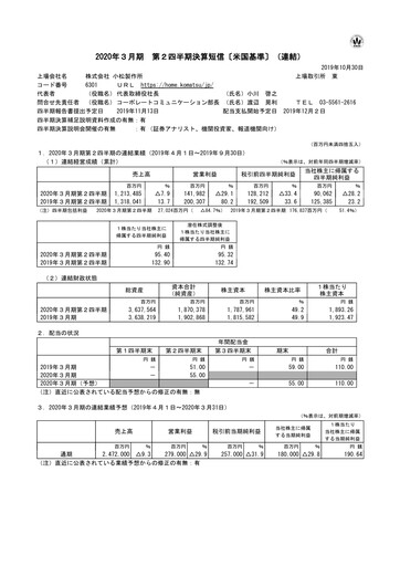 Thumbnail Komatsu Quarterly Report 2020-q2