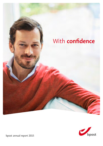 Thumbnail Bpost Annual Report 2015