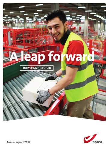 Thumbnail Bpost Annual Report 2017