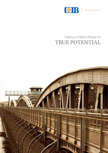 Vorschaubild Commercial International Bank Jahresbericht 2013