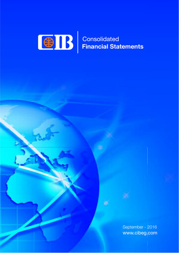 Thumbnail Commercial International Bank Financial Statement 2016-q3