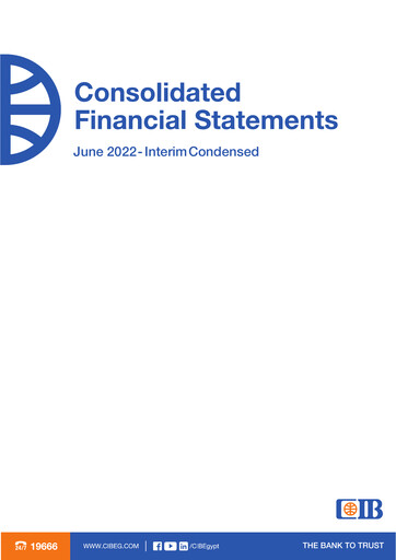 Thumbnail Commercial International Bank Financial Statement 2022-q2