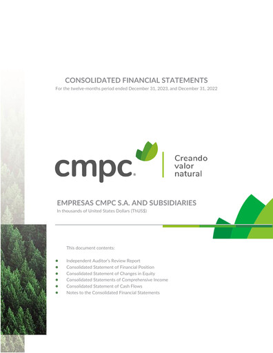Miniature Empresas CMPC Bilan financier 2023