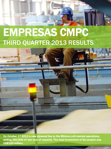 Miniature Empresas CMPC Rapport trimestriel 2013-q3