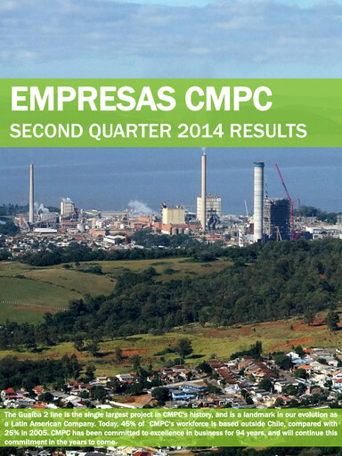 Miniature Empresas CMPC Rapport trimestriel 2014-q2