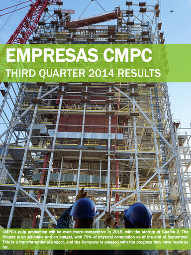 Miniature Empresas CMPC Rapport trimestriel 2014-q3