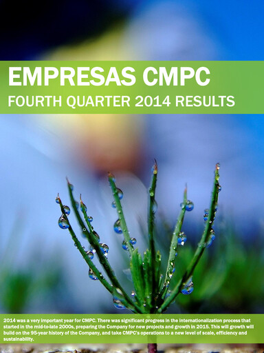 Miniature Empresas CMPC Rapport trimestriel 2014-q4