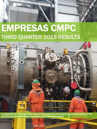 Miniature Empresas CMPC Rapport trimestriel 2015-q3