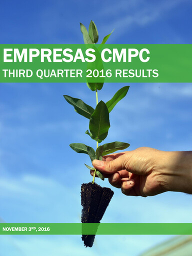 Miniature Empresas CMPC Rapport trimestriel 2016-q3