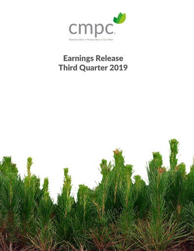 Miniature Empresas CMPC Rapport trimestriel 2019-q3