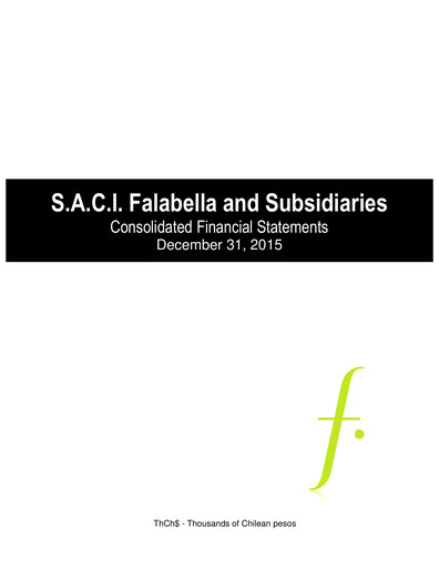 Thumbnail Falabella
 Financial Statement 2015