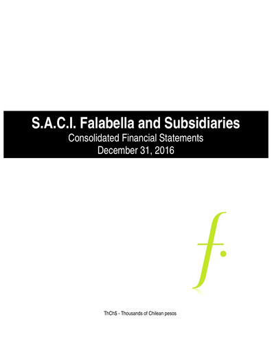 Thumbnail Falabella
 Financial Statement 2016