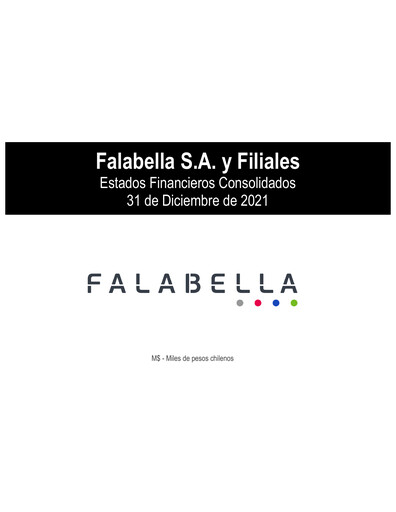 Thumbnail Falabella
 Financial Statement 2021