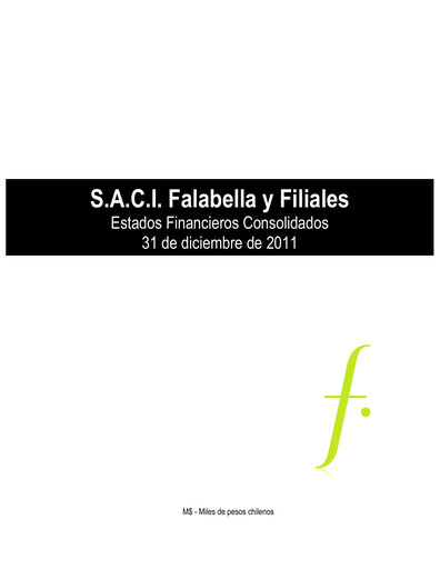 Thumbnail Falabella
 Financial Statement 2011