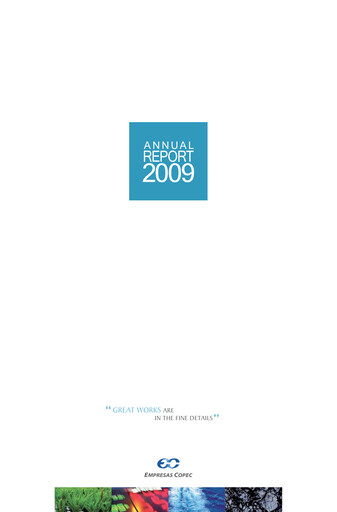 Thumbnail Empresas Copec Annual Report 2009